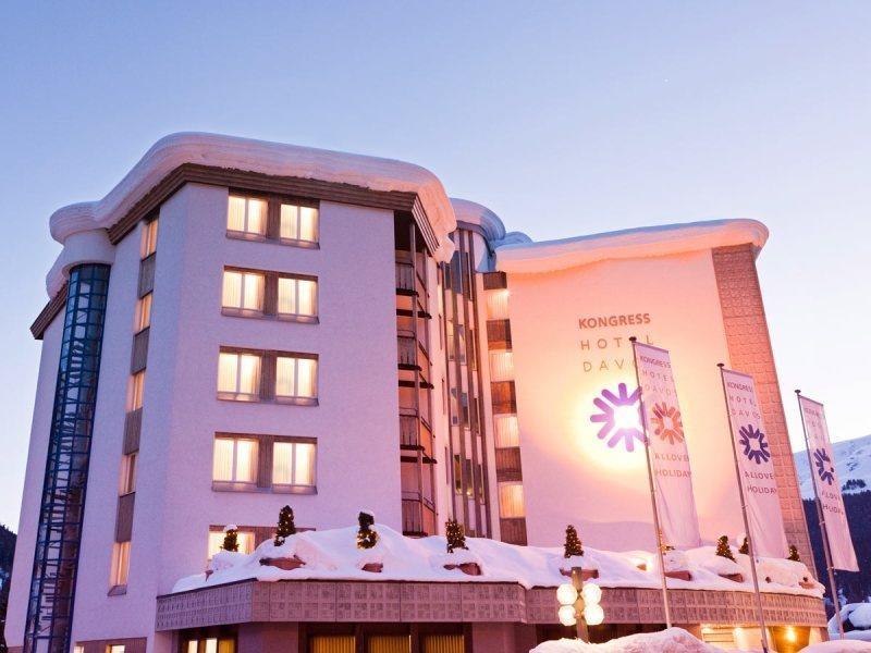 Kongress Hotel ดาวอส ภายนอก รูปภาพ